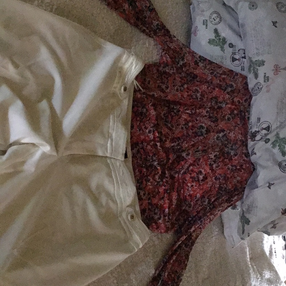 White dress pants